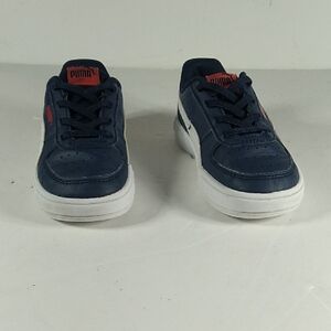 Puma Kids Dark Blue and White Sneakers Size 10C.